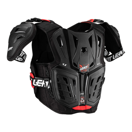 Buzer dziecięcy LEATT CHEST PROTECTOR 4.5 PRO JUNIOR BLACK/RED czarny czerwony