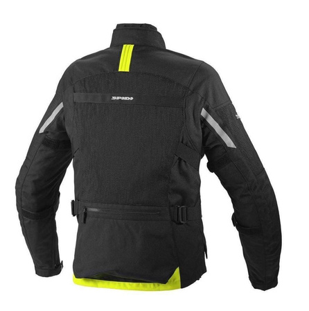 Kurtka tekstylna SPIDI NETRUNNER YELLOW FLUO czarny żółty fluo