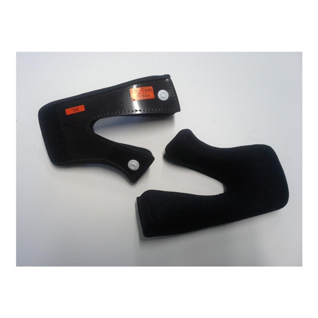 Poduszki policzkowe do kasku FOX V1 BLACK czarny