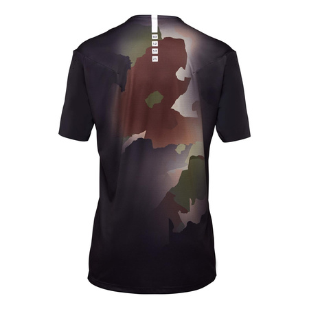 Koszulka rowerowa FOX FLEXAIR PRO GM GREEN CAMO czarny zielony brązowy