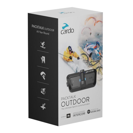 Interkom uniwersalny CARDO OUTDOOR BLACK