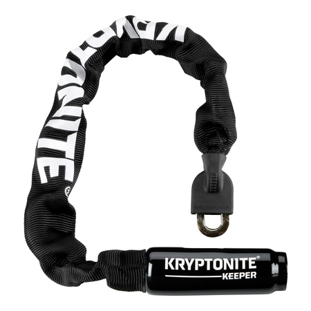 Zapięcie łańcuchowe KRYPTONITE KEEPER 755 MINI INTEGRATED CHAIN 0,7CM X 55CM czarny biały