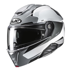 Kask szczękowy HJC I91 FELIO GREY/WHITE szary biały