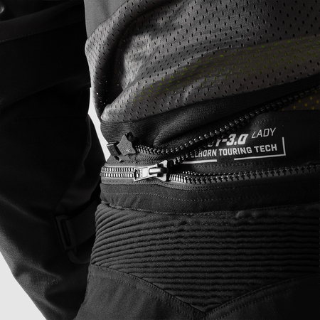 Spodnie tekstylne damskie REBELHORN HARDY 3.0 LADY BLACK/GREY czarny szary