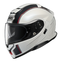 Kask szczękowy SHOEI NEOTEC 3 SATORI TC-6 biały czarny czerwony