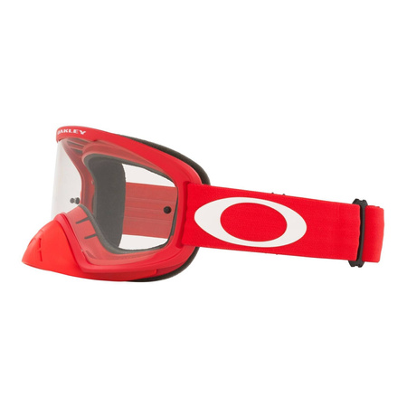 Gogle motocyklowe OAKLEY O FRAME 2.0 PRO MX MOTO RED CLEAR czerwony