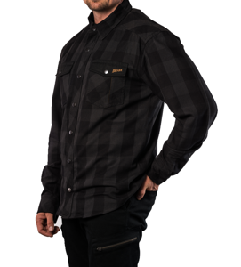 Koszula motocyklowa BROGER ALASKA BLACK/GREY czarny szary