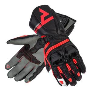 Rękawice sportowe REBELHORN ST LONG BLACK/GREY/FLO RED czarny szary czerwony fluo