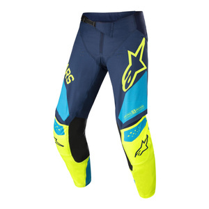 Spodnie cross ALPINESTARS TECHSTAR FACTORY DARK BLUE/FLUO YELLOW/BLUE NEO granatowy niebieski żółty fluo