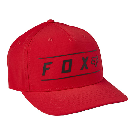 Czapka z daszkiem FOX PINNACLE TECH FLEXFIT FLAME RED czerwony