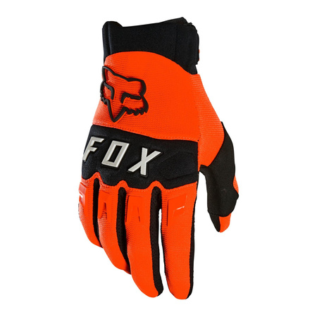 Rękawice cross FOX DIRTPAW ORANGE pomarańczowy fluo czarny