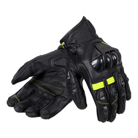 Rękawice miejskie OZONE RS600 SHORT BLACK/FLO YELLOW czarny żółty fluo