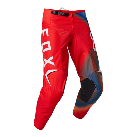 Spodnie cross FOX 180 TOXSYK FLUO RED czerwony fluo niebieski