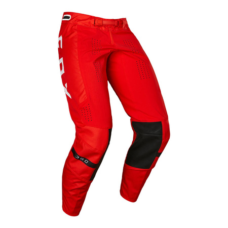 Spodnie cross FOX 360 MERZ FLUORESCENT RED czerwony fluo biały czarny